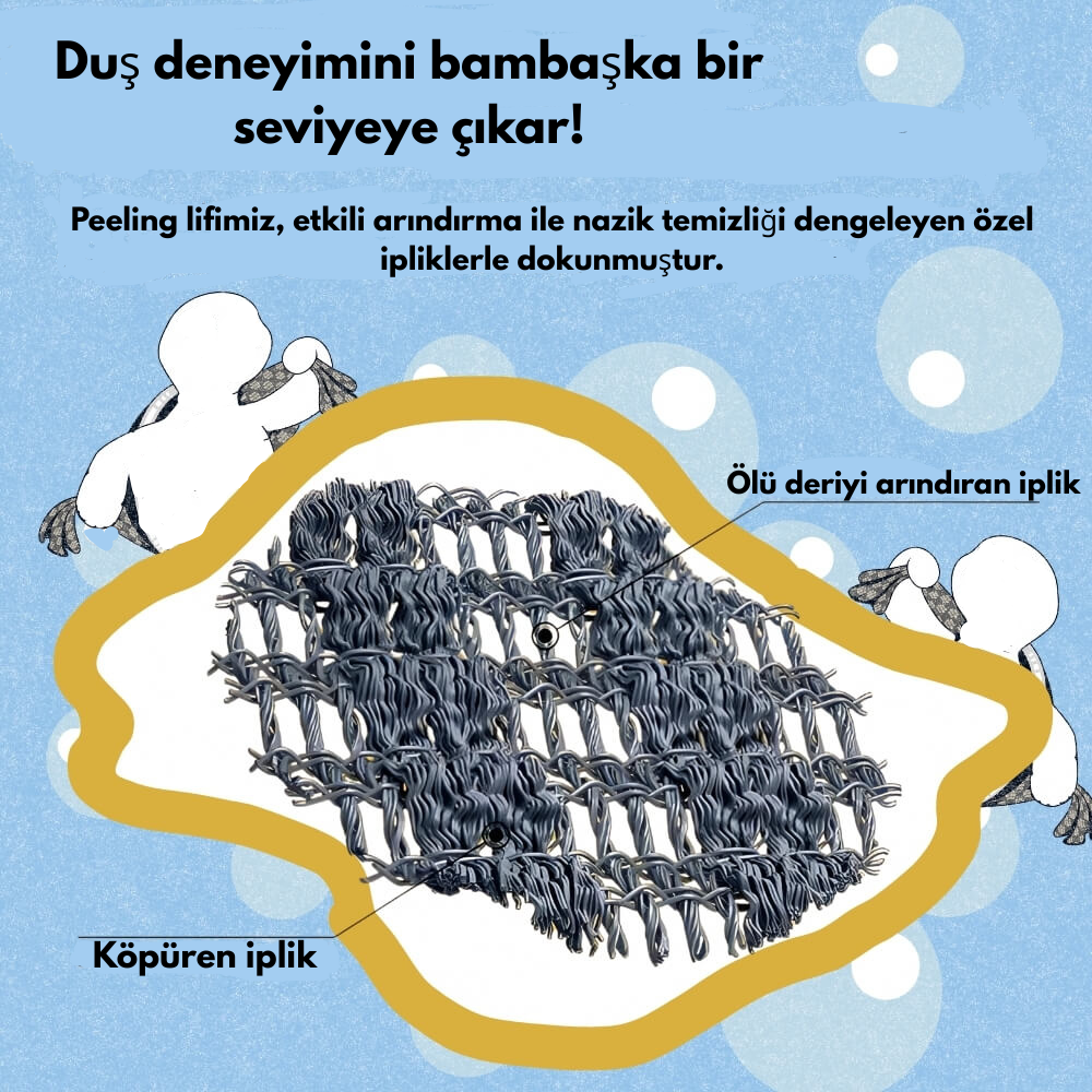 Peeling Etkili Duş Lifi